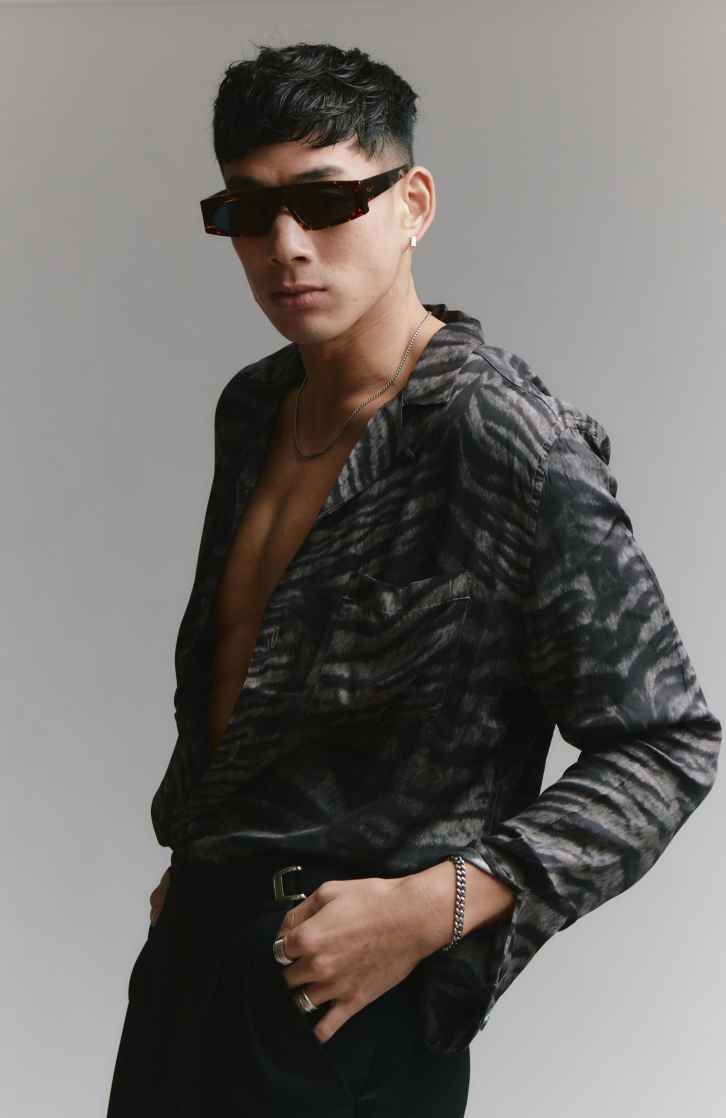 
                  
                    Cuban Chain Bracelet - Sterling Silver 7 mm
                  
                