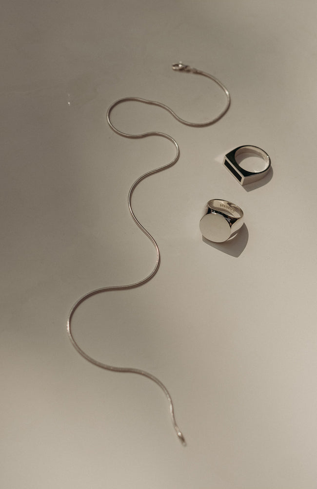 
                  
                    Snake Chain Necklace - Sterling Silver 1.5 mm - 18” - Polished
                  
                