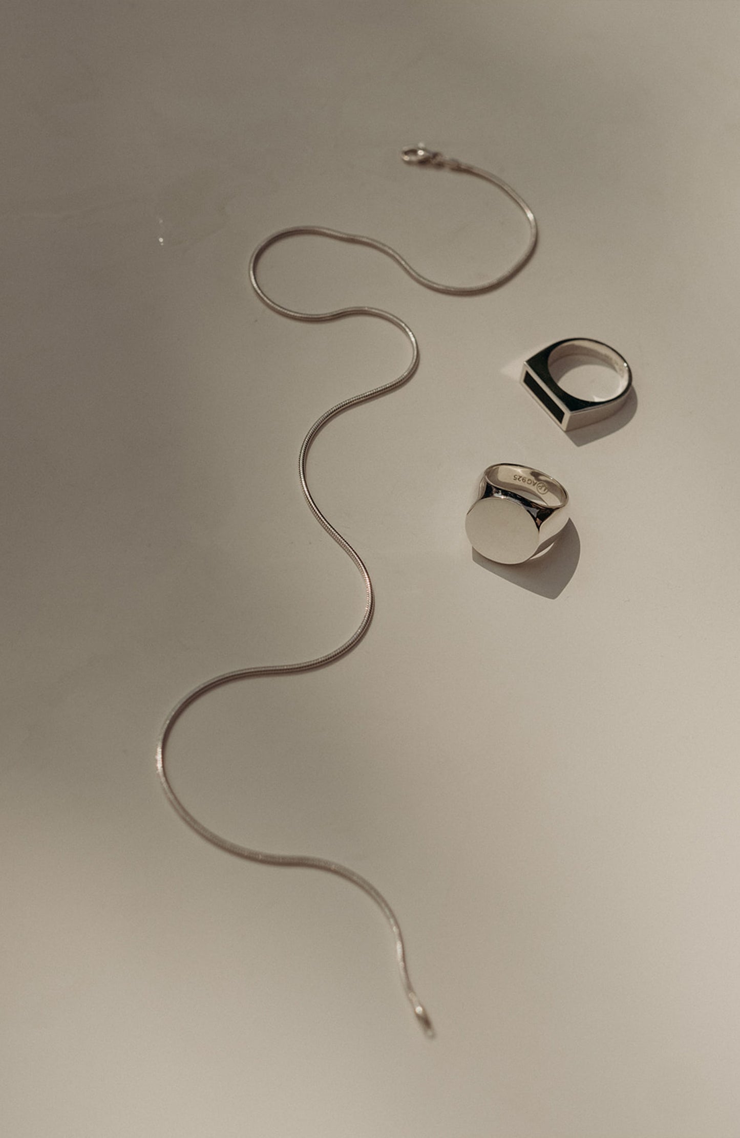 
                  
                    Snake Chain Necklace - Sterling Silver 1.5 mm - 18” - Polished
                  
                