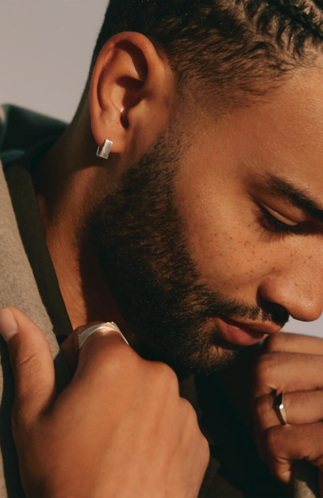 
                  
                    Square Hoop Earrings - Sterling Silver
                  
                