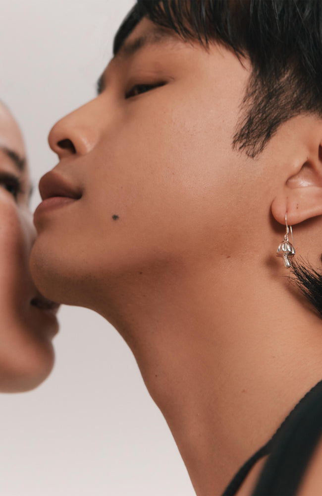 
                  
                    Choco Mushroom Earrings - Sterling Silver
                  
                