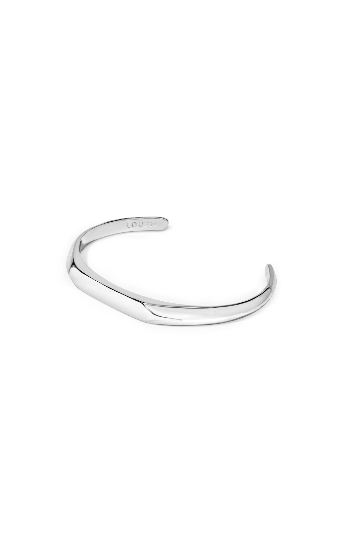 
                  
                    Hexagon Armor Cuff Bracelet - Sterling Silver 6 mm
                  
                