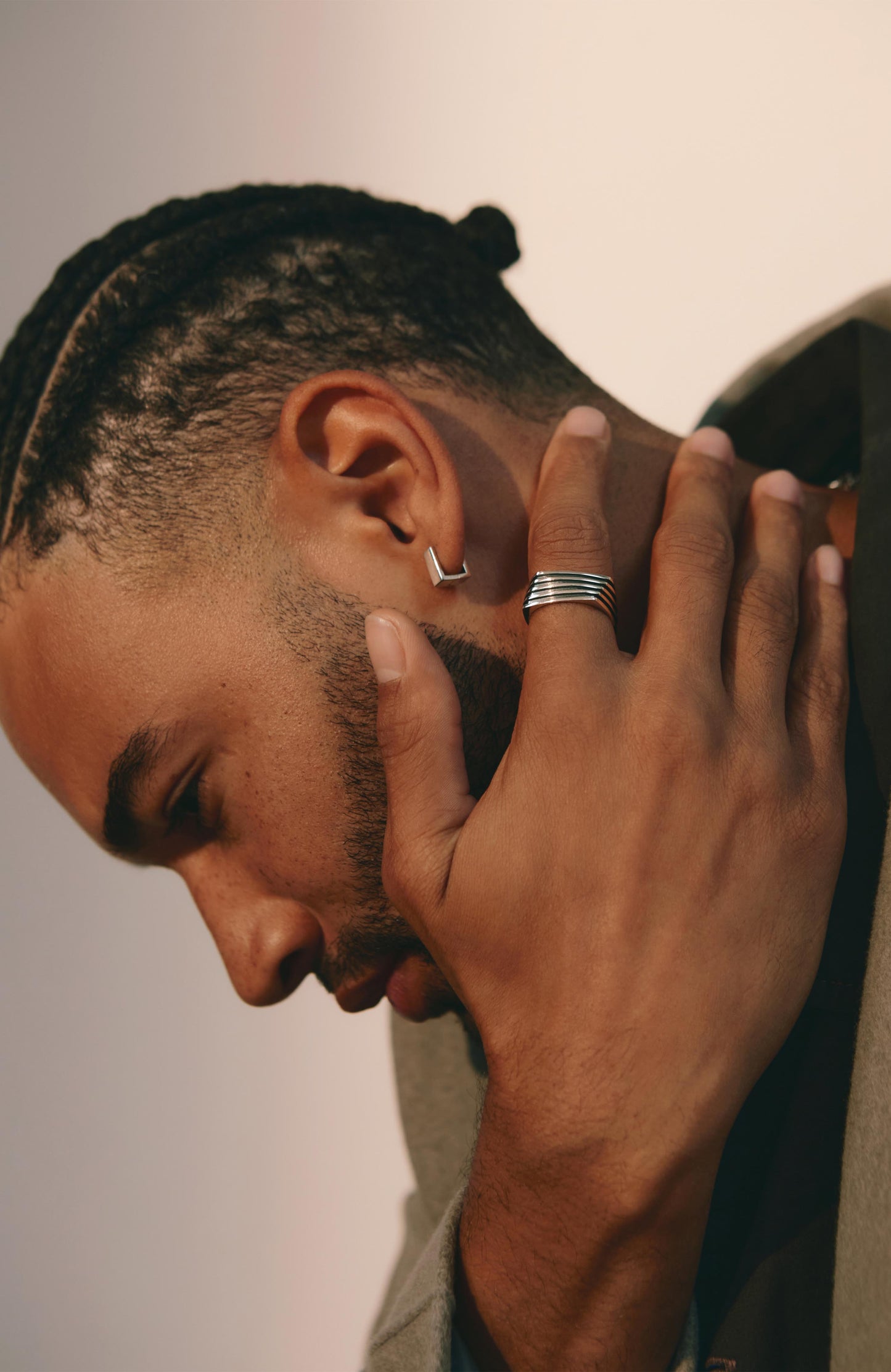 
                  
                    Square Hoop Earrings - Sterling Silver
                  
                