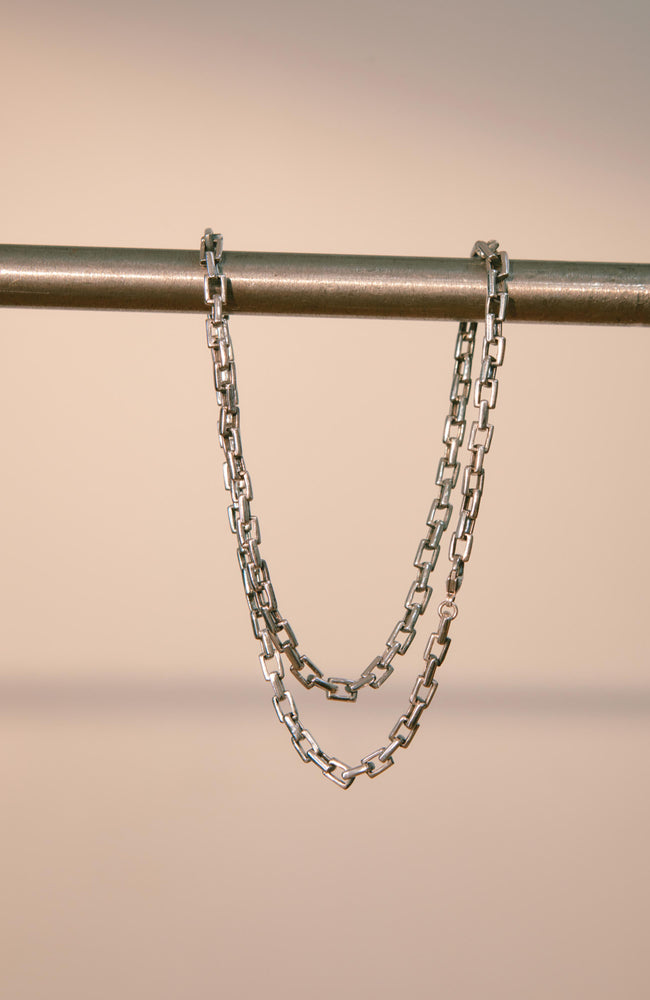 
                  
                    Trainwreck Chain Necklace - Sterling Silver 5.5 mm - 22"
                  
                