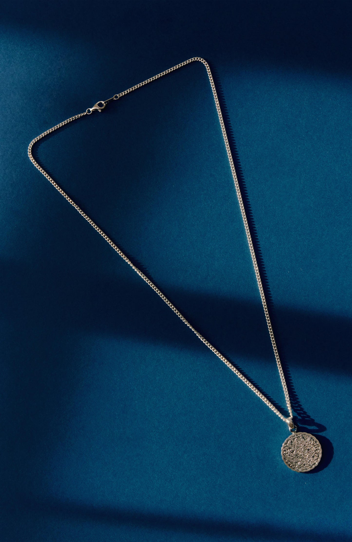 
                  
                    Royal Dragon Pendant Necklace - Sterling Silver - 20"
                  
                