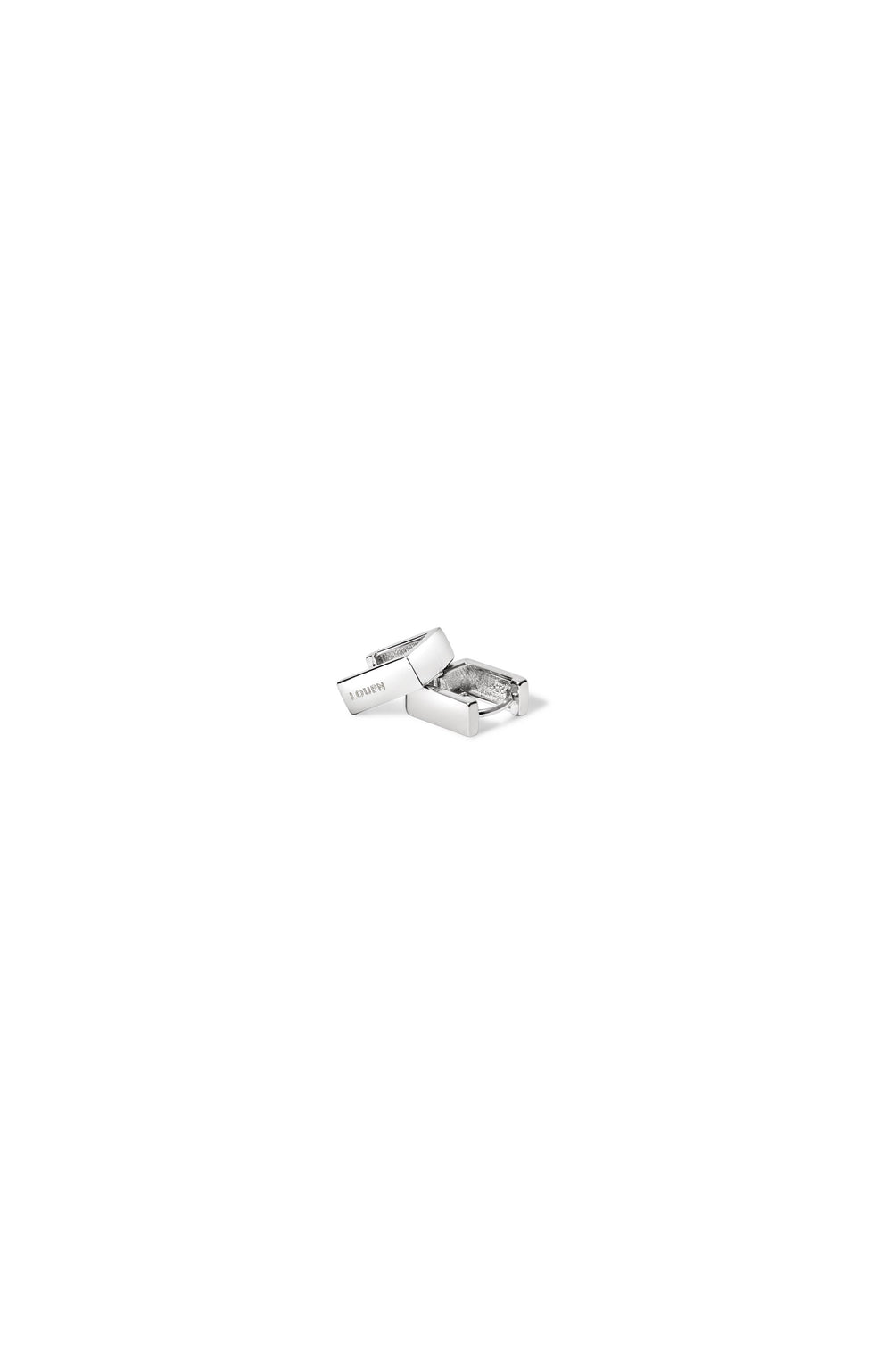 Square Hoop Earrings - Sterling Silver