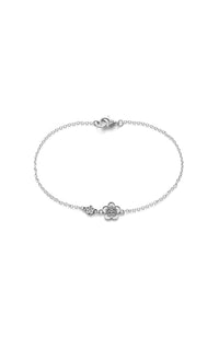 Ehwa Floral Bracelet - Sterling Silver - Polished