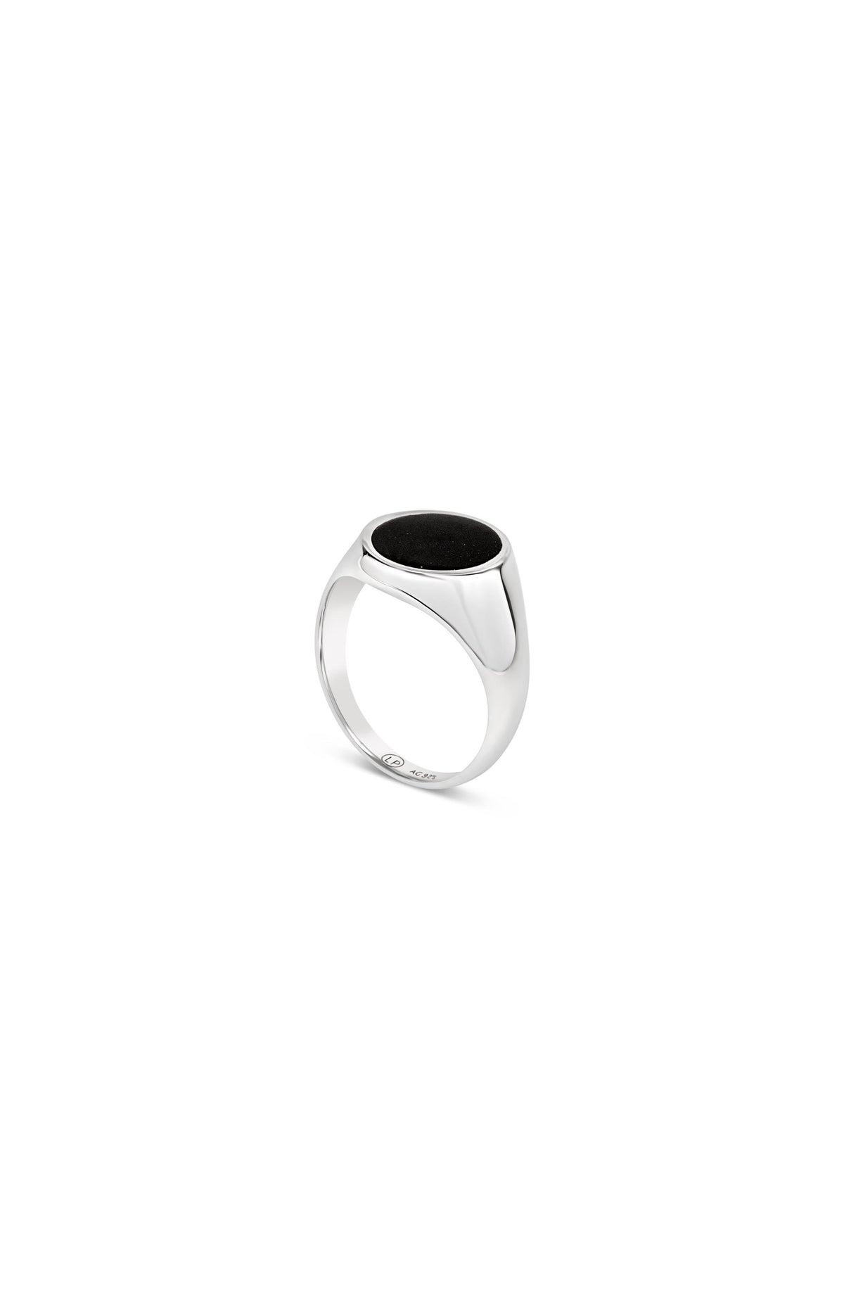 Black Onyx Signet Ring - Sterling Silver – LOUPN