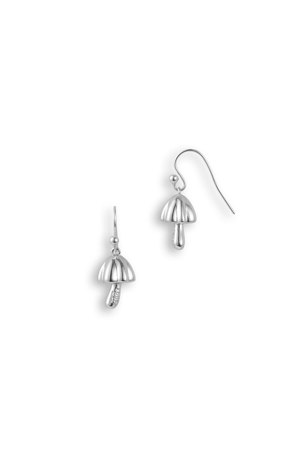 Choco Mushroom Earrings - Sterling Silver