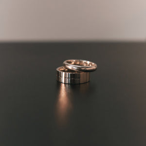 
                  
                    Load image into Gallery viewer, Korean Trigram Ring - Sterling Silver - Polished
                  
                