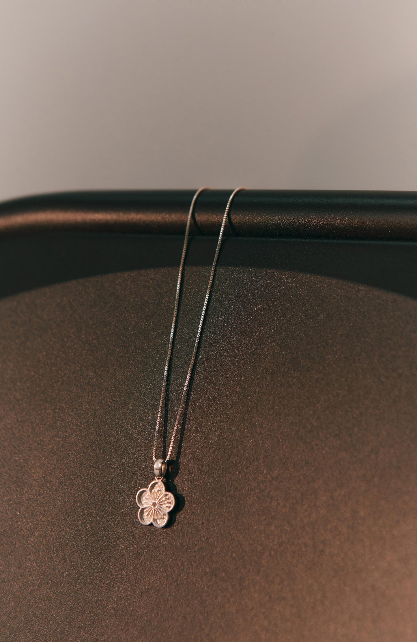 
                  
                    Ehwa Floral Pendant Necklace - Sterling Silver - 1 mm - 18” - Matte
                  
                