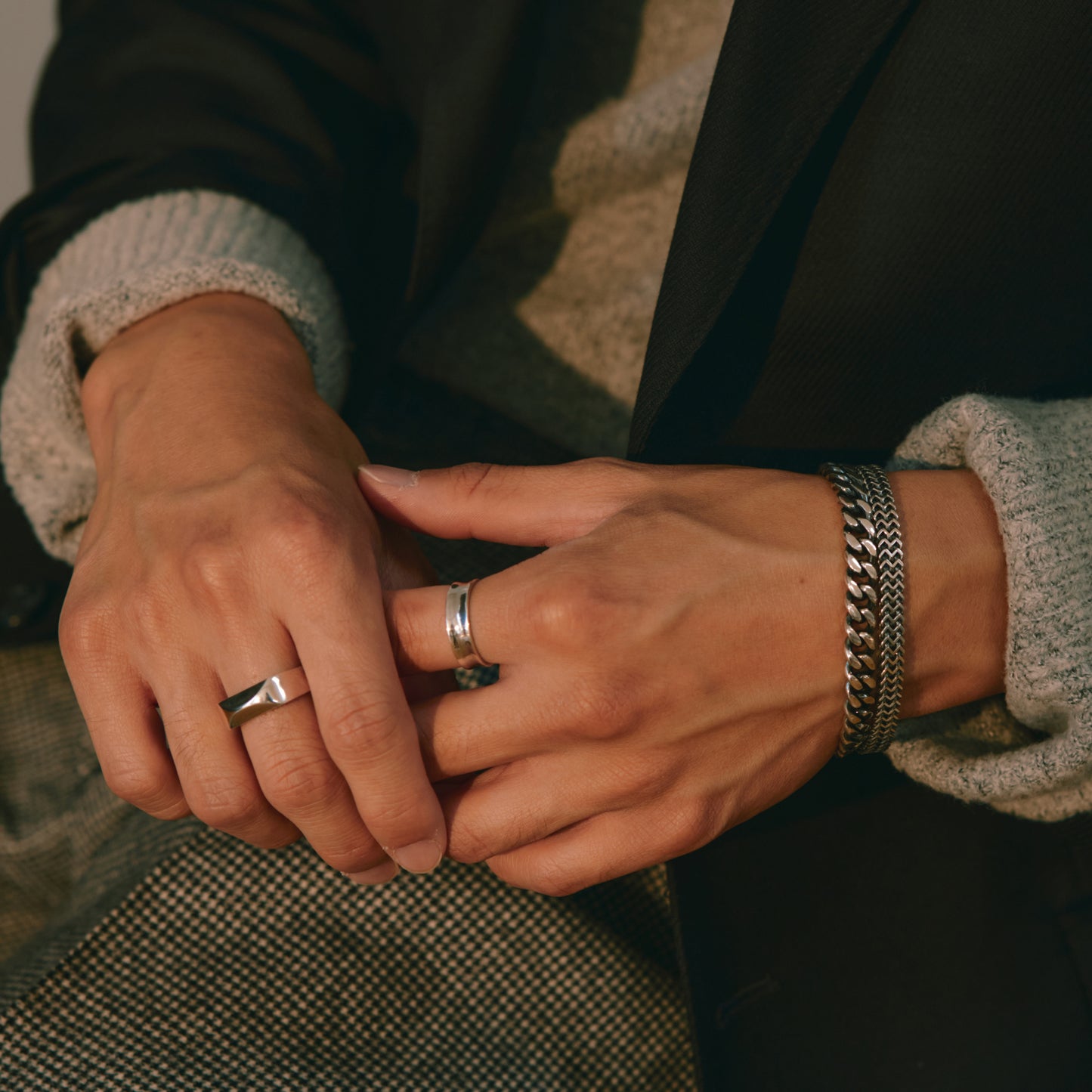 LOUPN Troublemaker and Skinny Dip Rings