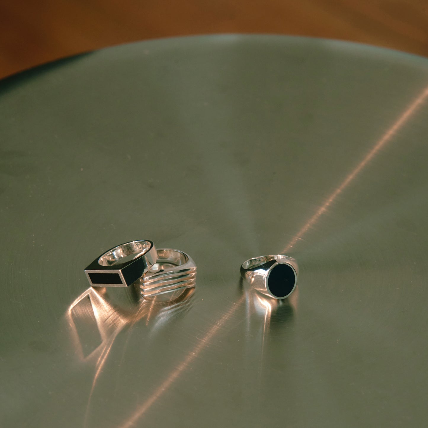 Rectangle Black Onyx, The Ripple Effect, Black Onyx Ring
