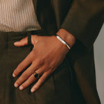 Hexagon Armor Bracelet and Black Onyx Ring