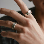 LOUPN Tough Luck and Ripple Effect Ring
