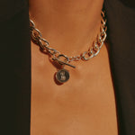 LOUPN Be Water Coin Necklace