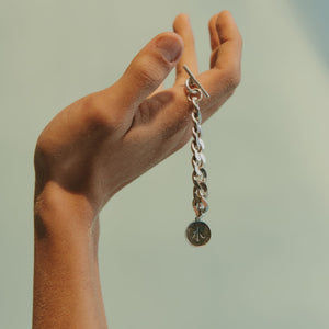 
                  
                    Load image into Gallery viewer, LOUPN Be Water Coin Bracelet
                  
                