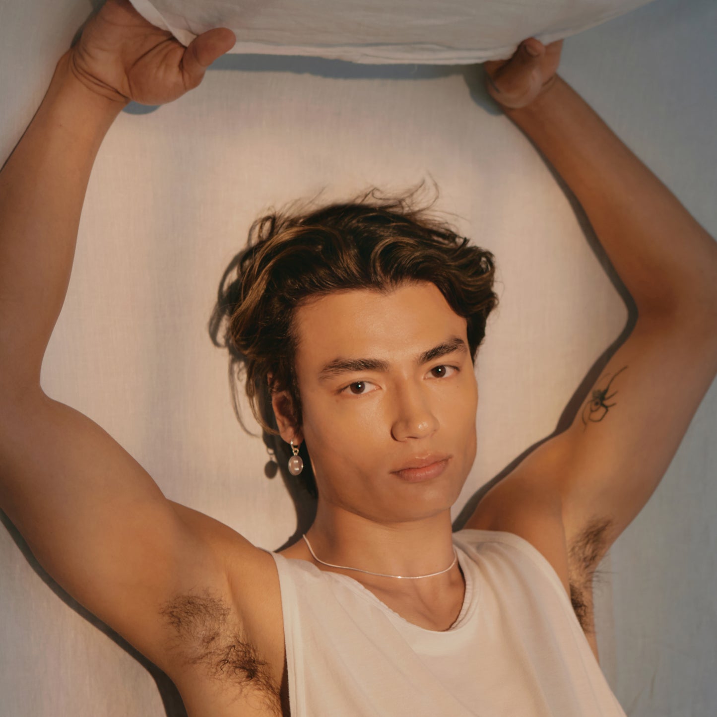 LOUPN Be Water Earring and Snake Chain Necklace