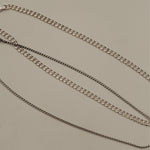 LOUPN Cuban and Rope Chain Necklace