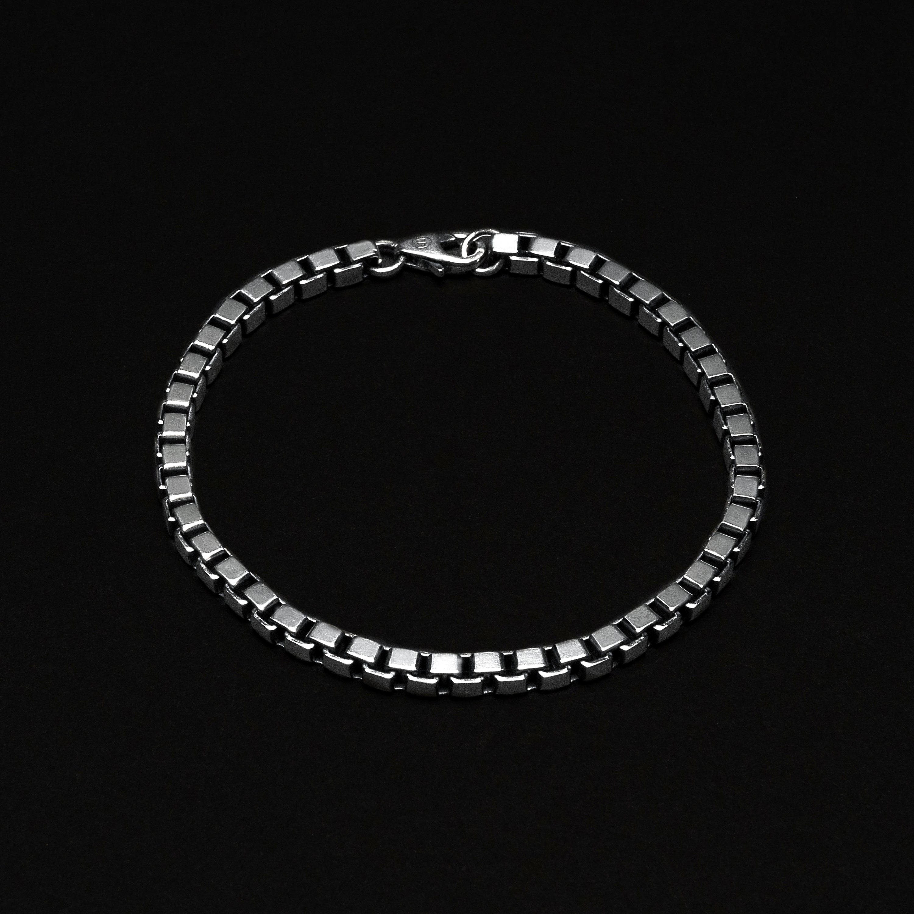Men's Heavy Silver 6mm Wheat Chain Bracelet – LynnToddDesigns