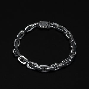 
                  
                    Load image into Gallery viewer, Bring It Chain Bracelet - Sterling Silver 7 mm
                  
                